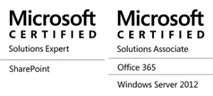 MCSE SharePoint and MCSA Office 365 and Windows Server 2012