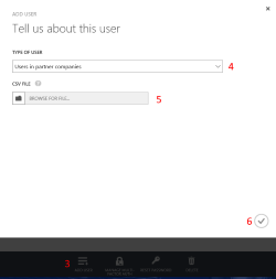 Azure AD add a federated user